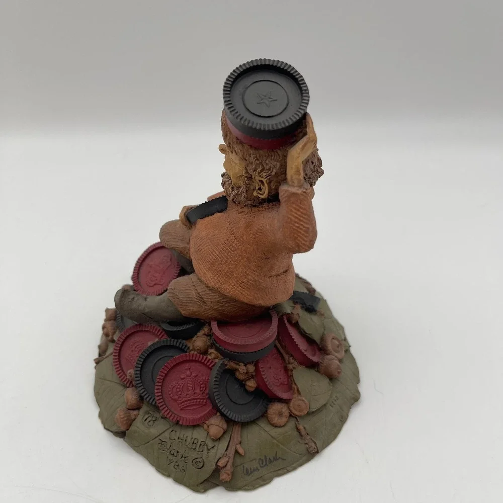 Tom Clark SIGNED Gnomes Chubby Cairn Studio 1986 COA ORIGINAL Box # 78